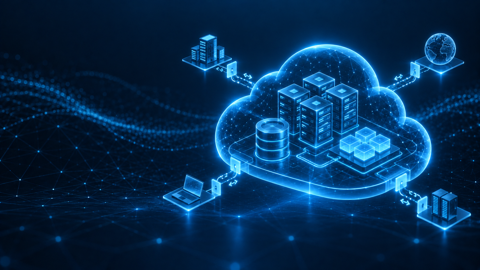 Architettura cloud privata con risorse e collegamenti controllati